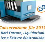 Conservazione file 2017: Dati Fatture, Liquidazioni Iva e Fatture Elettroniche