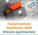 Conservazione Sostitutiva 2018: rilascio applicazione