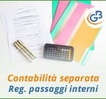 Contabilità separata: registrazione passaggi interni