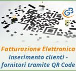 Fatturazione Elettronica: inserimento clienti - fornitori tramite QR Code