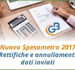 Nuovo Spesometro 2017: rettifiche e annullamenti dati inviati