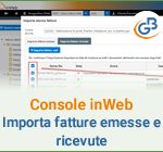 Console inWeb: importa fatture emesse e ricevute in altri software