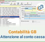 Contabilità GB: attenzione al conto cassa