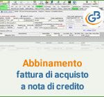 Abbinamento fattura di acquisto a nota di credito e pagamento del residuo: caso pratico