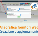 Anagrafica fornitori Web: creazione e aggiornamento automatico