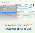 Esercizio non solare: gestione delle ditte in GB