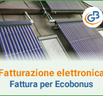 Fatturazione elettronica: fattura con sconto per Ecobonus