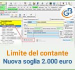 Limite del contante: dal 1° luglio nuova soglia a 2.000 euro